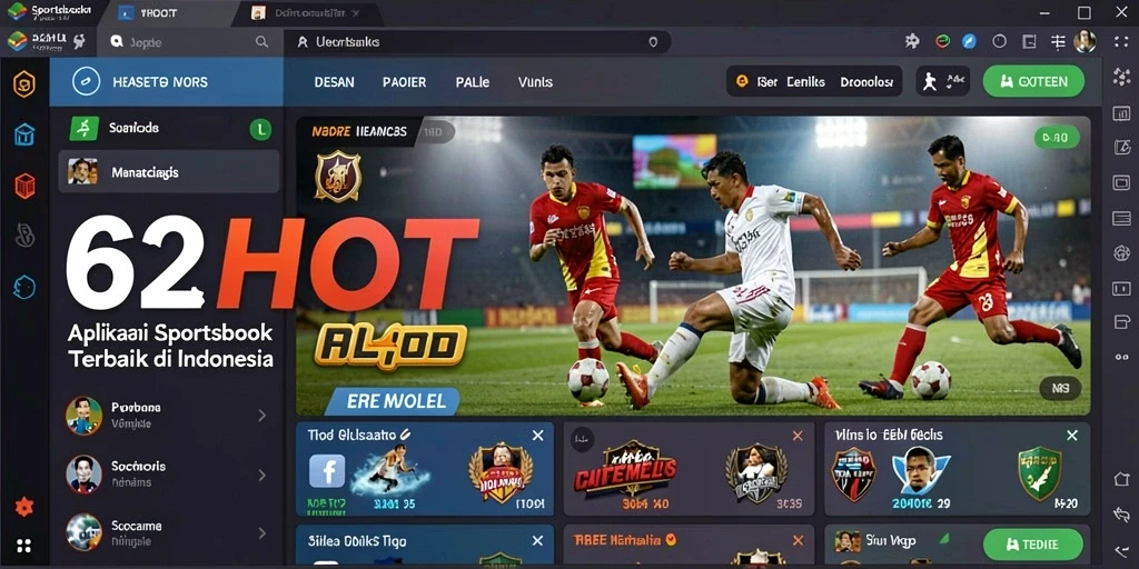 Tampilan gameplay menarik dari aplikasi Sportsbook 62HOT.