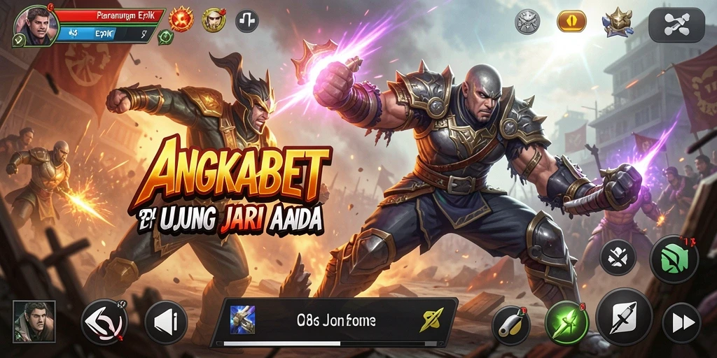 Tampilan gameplay ANGKABET yang menarik dan penuh aksi Fighting.