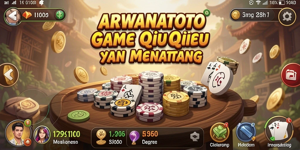 Gameplay seru ARWANATOTO dalam permainan QiuQiu.