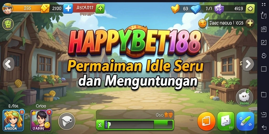 Tampilan gameplay seru di HAPPYBET188 dengan strategi Idle.