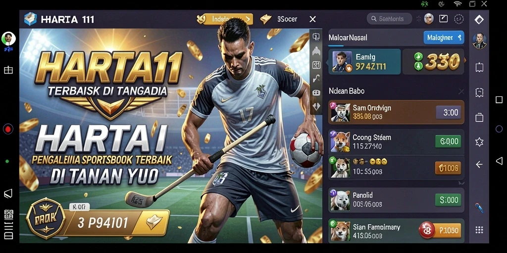 Screenshot gameplay HARTA11 yang menampilkan fitur taruhan yang menarik.