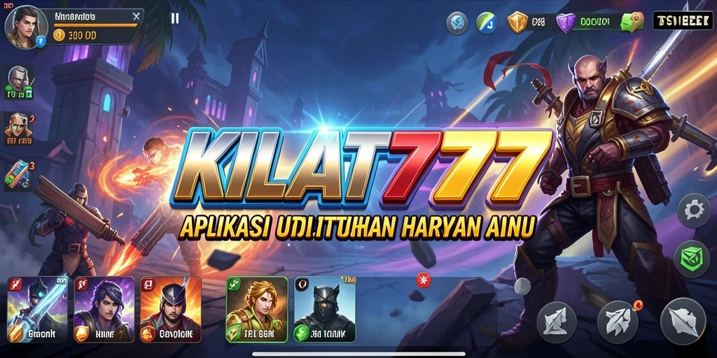 Tampilan antarmuka KILAT777 yang memudahkan pengguna.