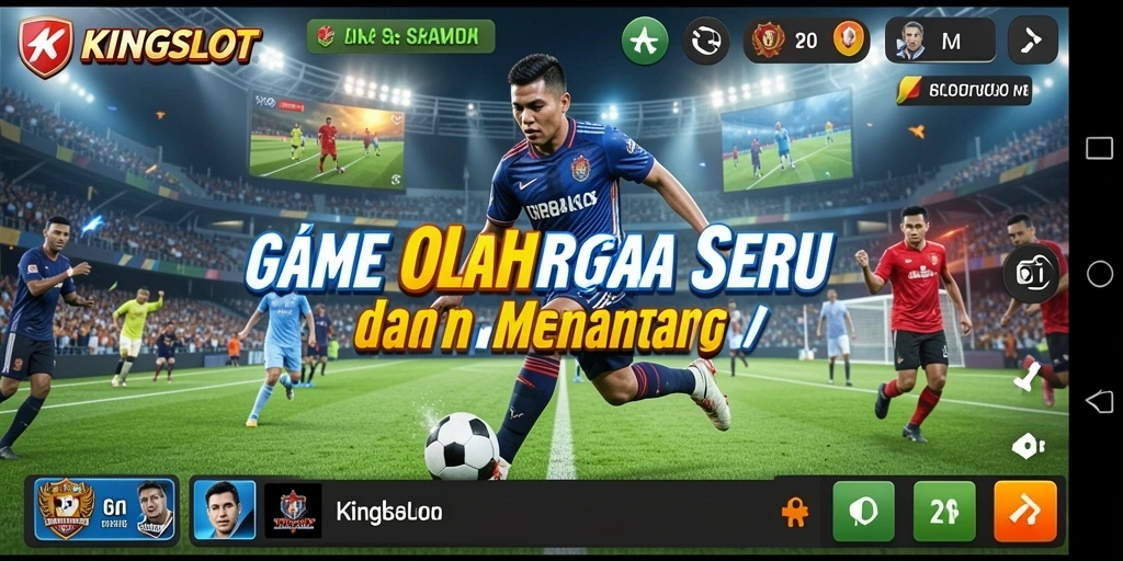 Tampilan gameplay KINGSLOT yang seru saat bertanding.