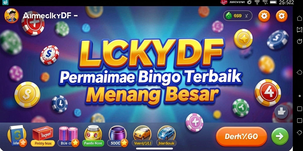 Tangkapan layar gameplay Bingo yang seru di LUCKYDF.