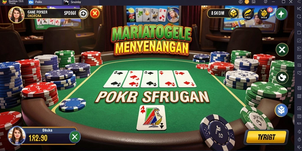 Tampilan gameplay seru di MARIATOGEL dengan pemain yang terlibat.