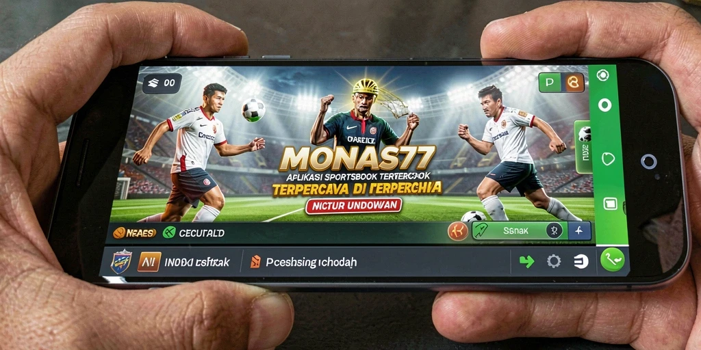 Screenshot gameplay MONAS77 dengan tampilan taruhan olahraga yang menarik.