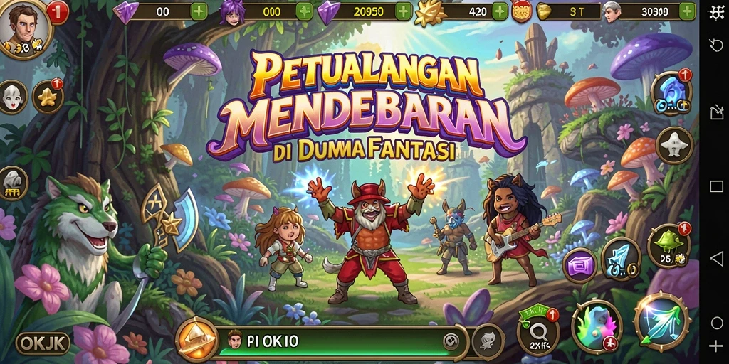 Gameplay menakjubkan dari OKJK yang memikat para petualang.