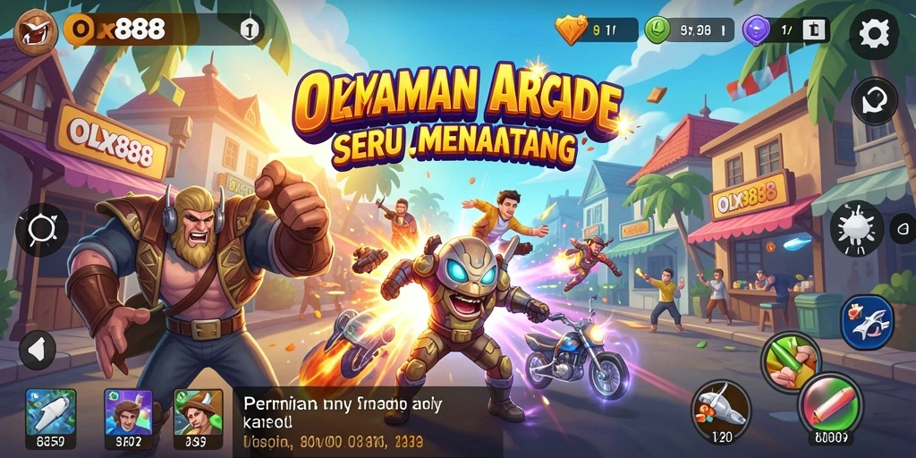 Gameplay yang seru dan menantang dalam OLX888.