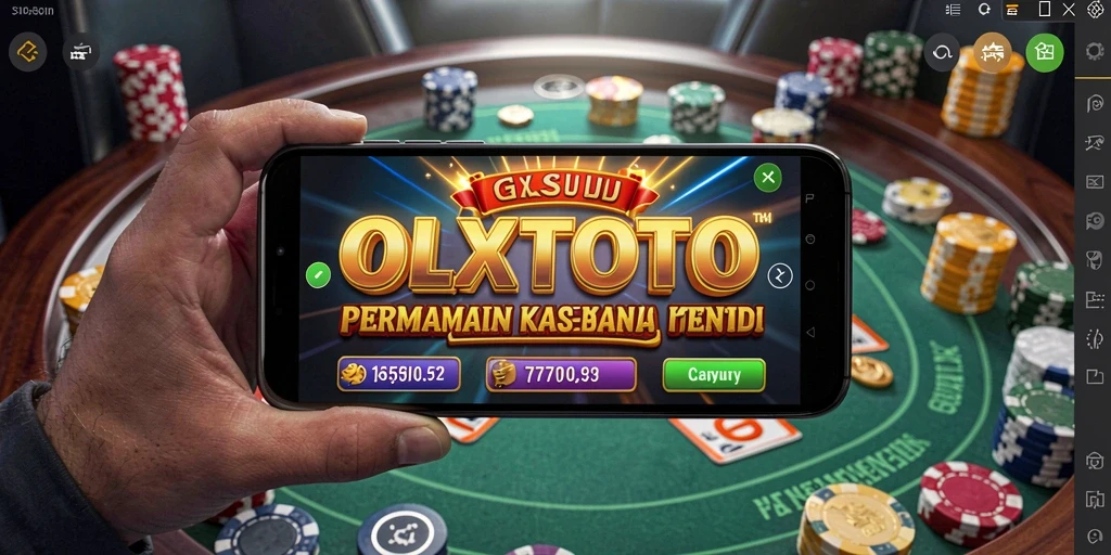 Tampilan gameplay menegangkan dari aplikasi Kasino OLXTOTO.