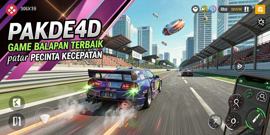Menampilkan gameplay balapan yang menegangkan dan adiktif.