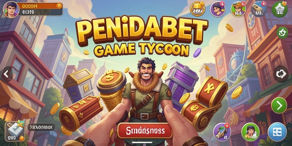 Tampilan gameplay PENIDABET yang menegangkan dan kompetitif di dunia Tycoon.