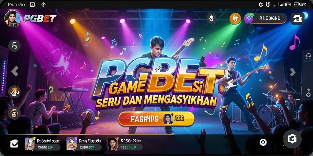 Tampilan gameplay PGBET yang seru dengan berbagai tantangan musik.