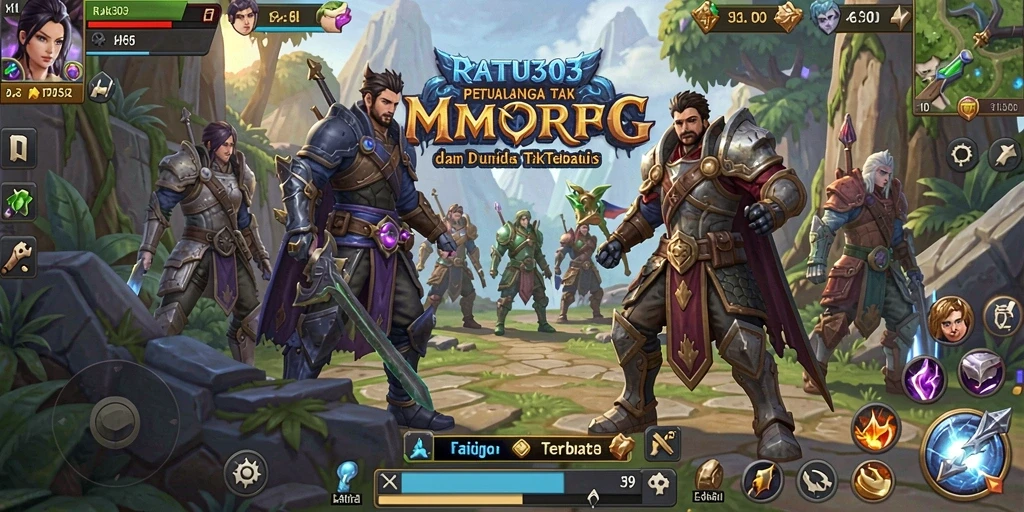 Tampilan gameplay seru di RATU303 dengan aksi pertarungan yang dinamis.