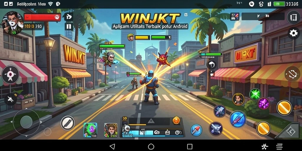 Tampilan antarmuka pengguna WINJKT yang intuitif dan menarik.