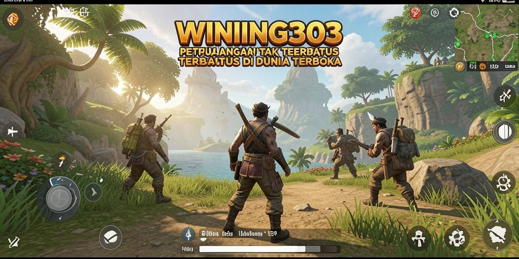Tampilan gameplay epik dari WINNING303 di dunia terbuka.